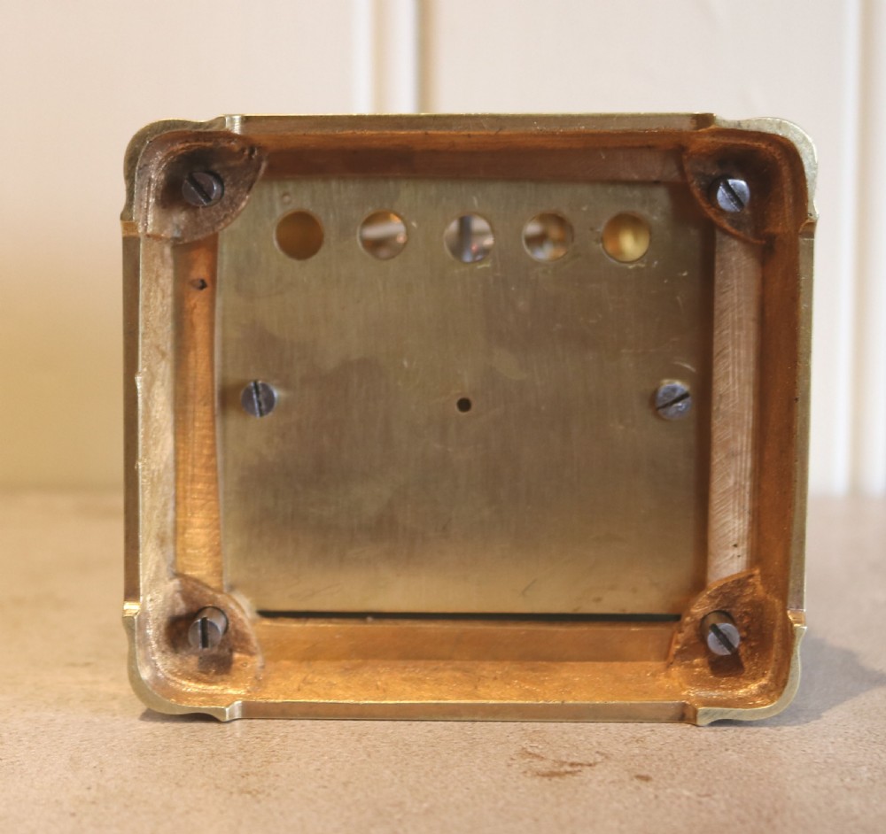 Bell Striking Gorge Case Carriage Clock (France, c. 1880) View IX