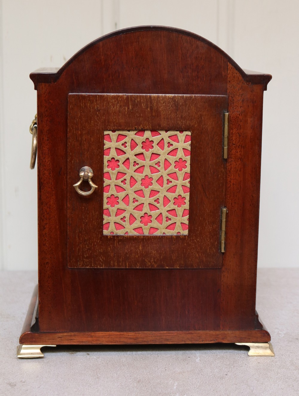 Edwardian Mahogany and Inlay Mantel Clock View VII