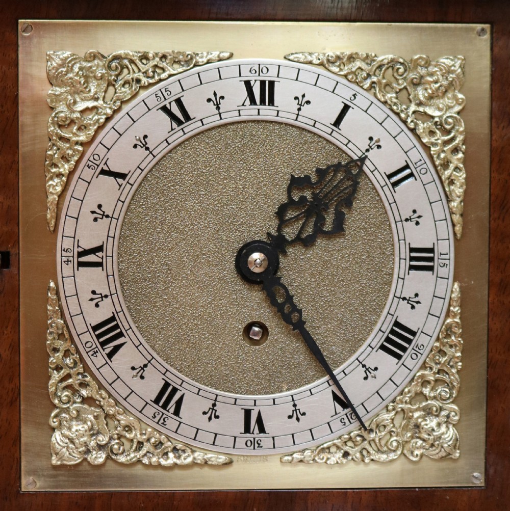 Burr Walnut Bracket Clock View V