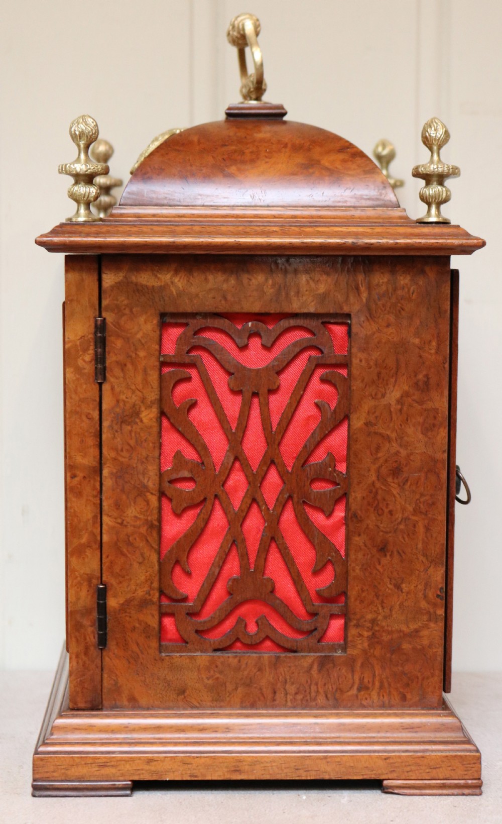Burr Walnut Bracket Clock View VI