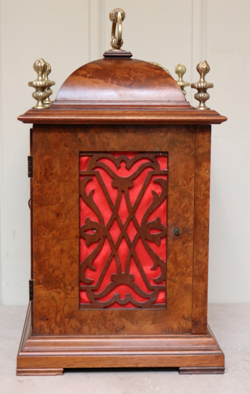 Burr Walnut Bracket Clock View VII