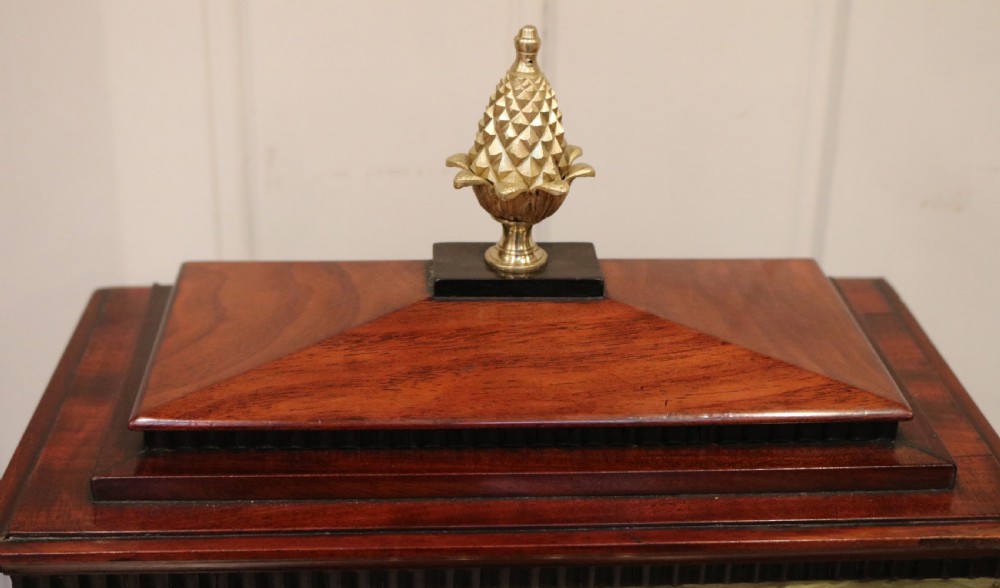 Regency Mahogany Bracket Clock View V