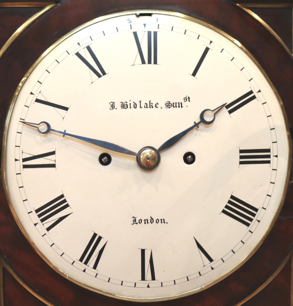 Regency Mahogany Bracket Clock View VI