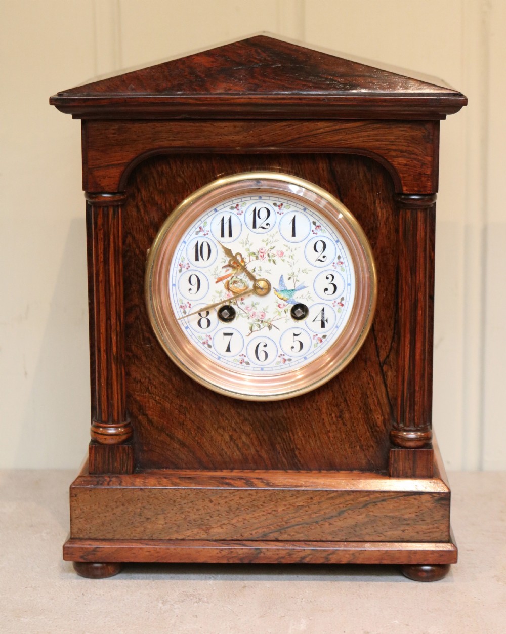 Victorian Rosewood Mantel Clock