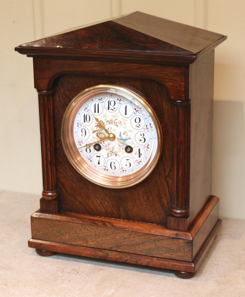 Victorian Rosewood Mantel Clock View III