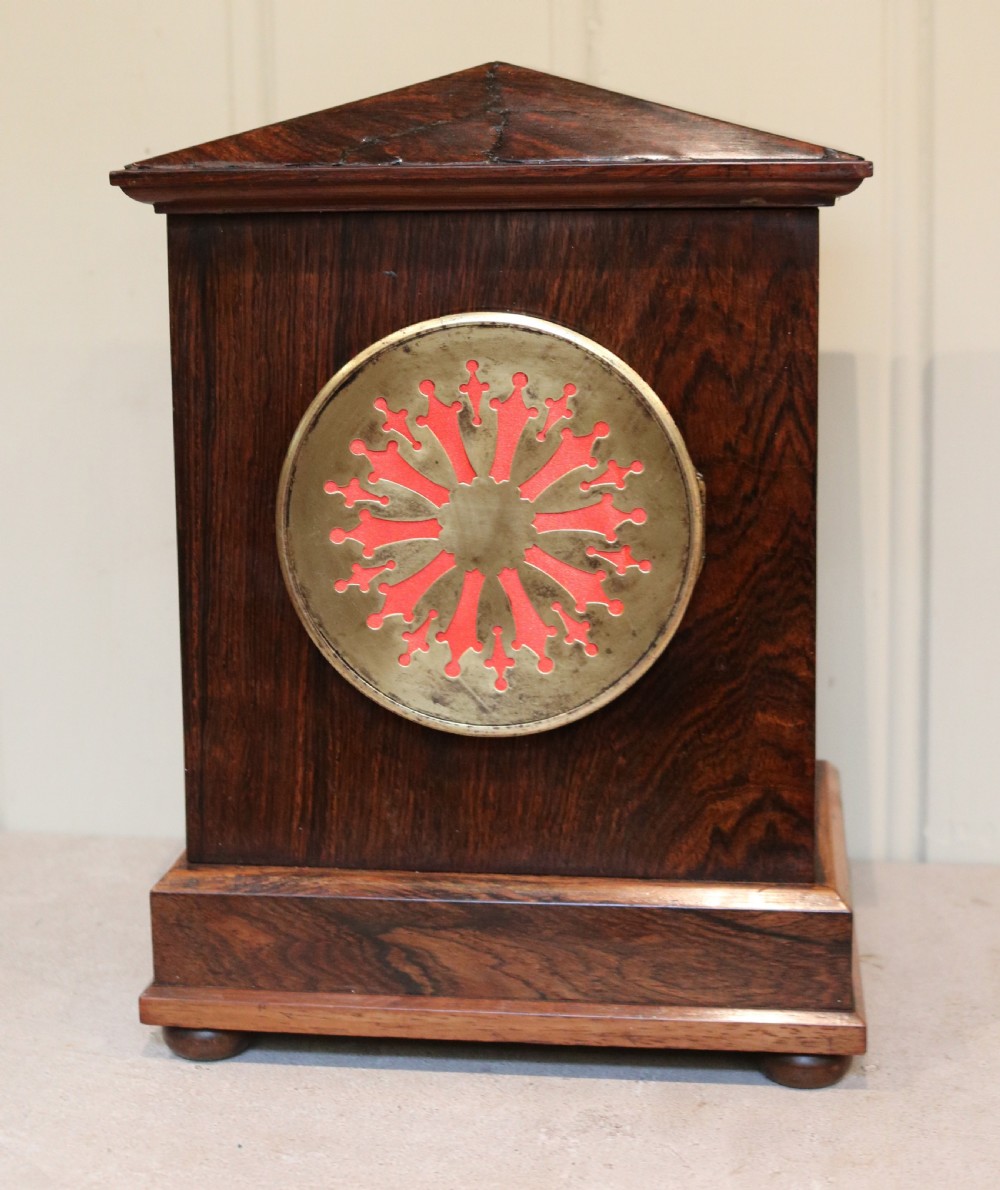 Victorian Rosewood Mantel Clock View V