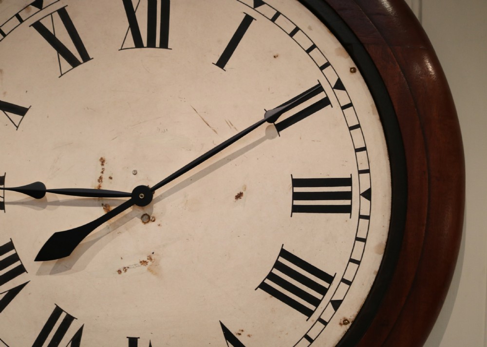 Large 32 Inch Industrial Dial Wall Clock View III