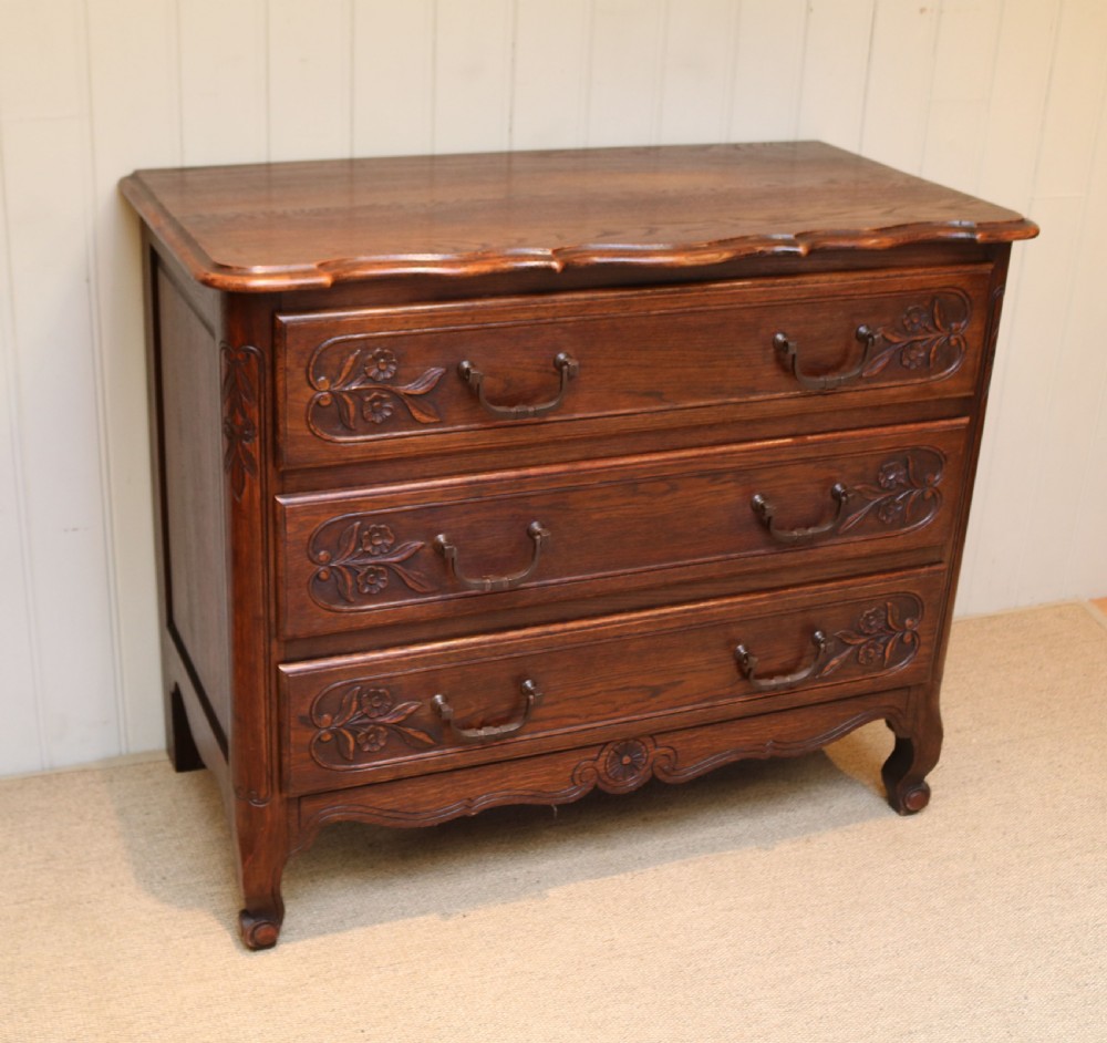 French Oak Chest Of Drawers View II