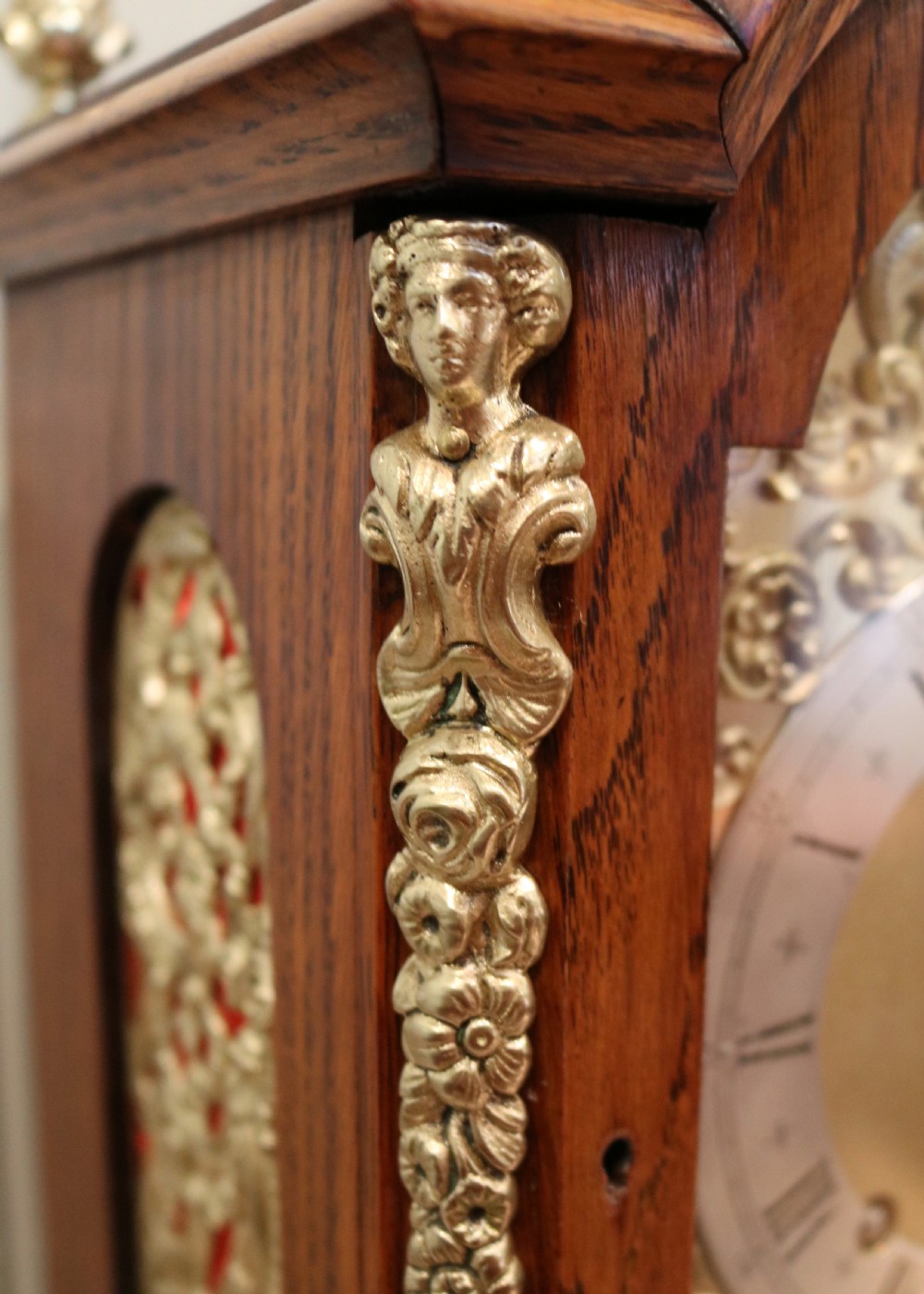 Oak Ting Tang Bracket Clock View VI