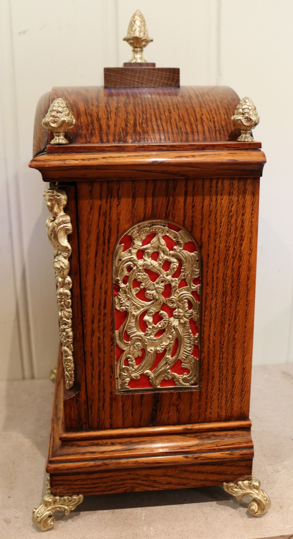Oak Ting Tang Bracket Clock View IX
