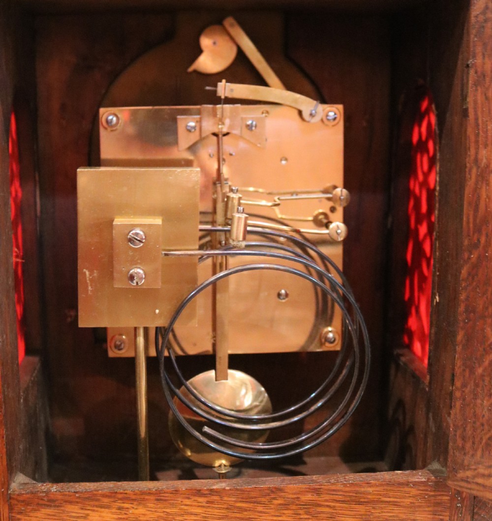 Oak Ting Tang Bracket Clock View X