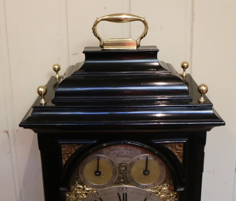George II Eight Bell Bracket Clock View IX