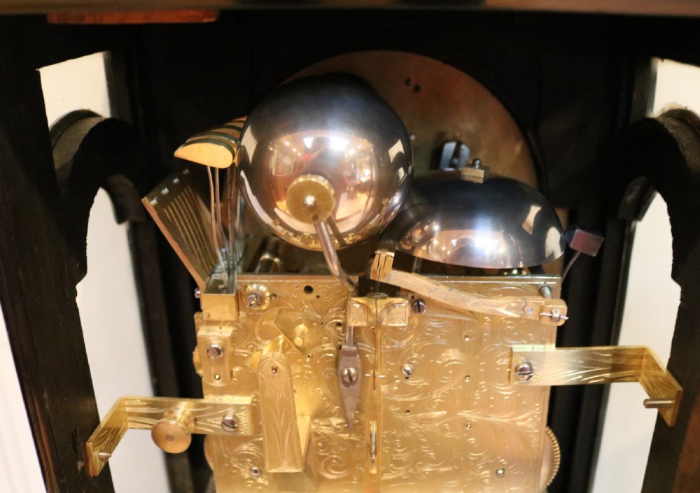 George II Eight Bell Bracket Clock View X