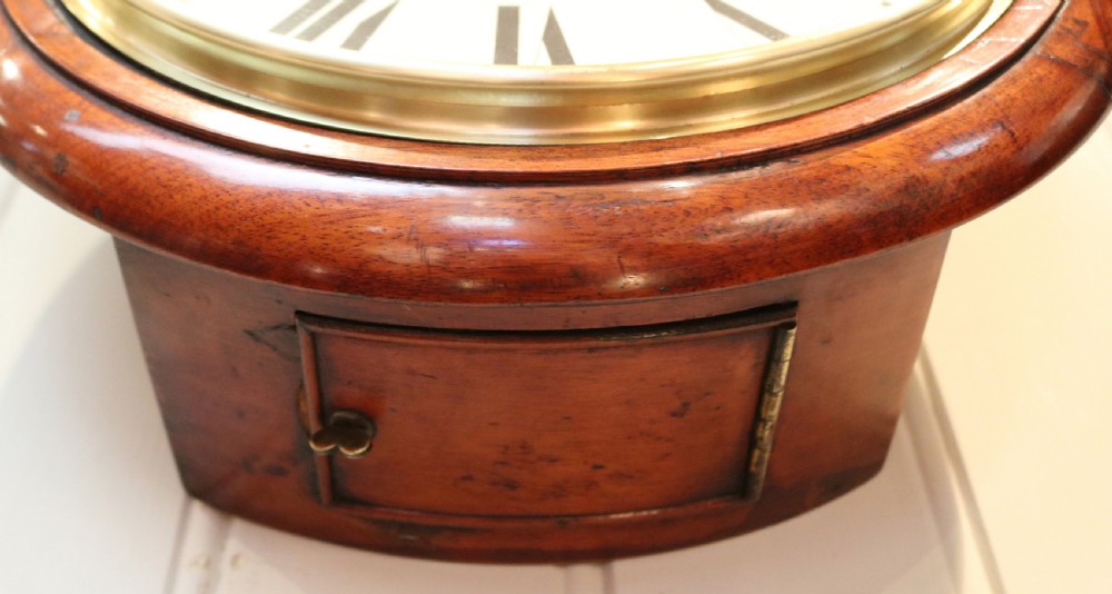 Mahogany Fusee Dial Clock View II