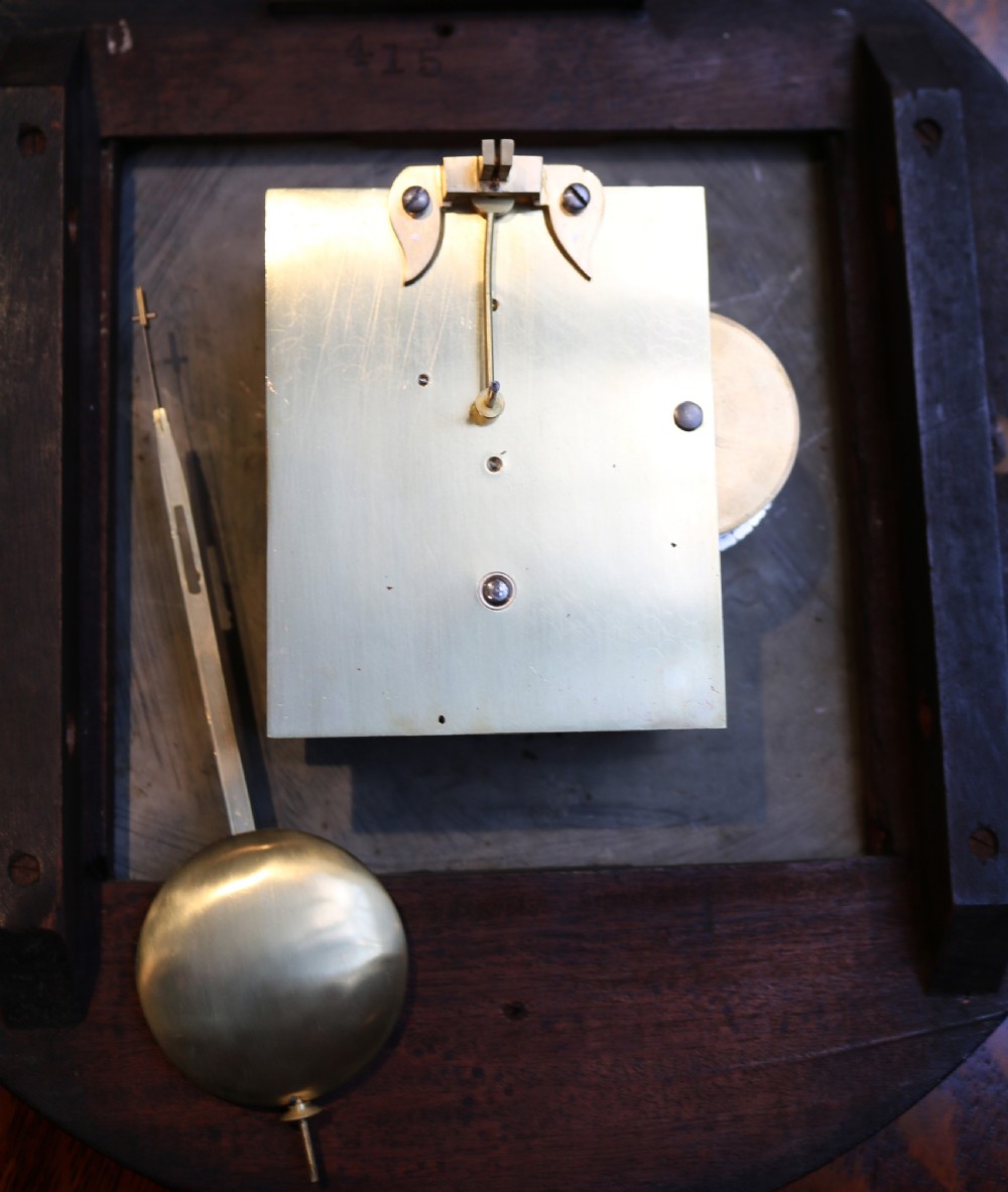 Mahogany Fusee Dial Clock View VII