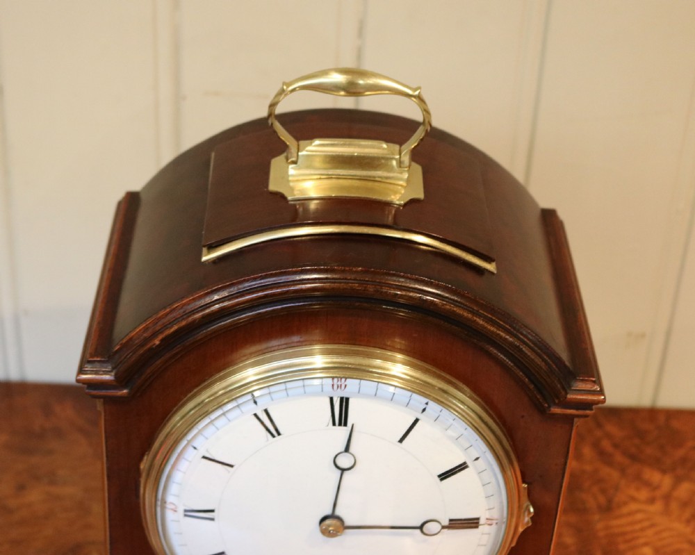 Mahogany Pad Top Bracket Clock View X