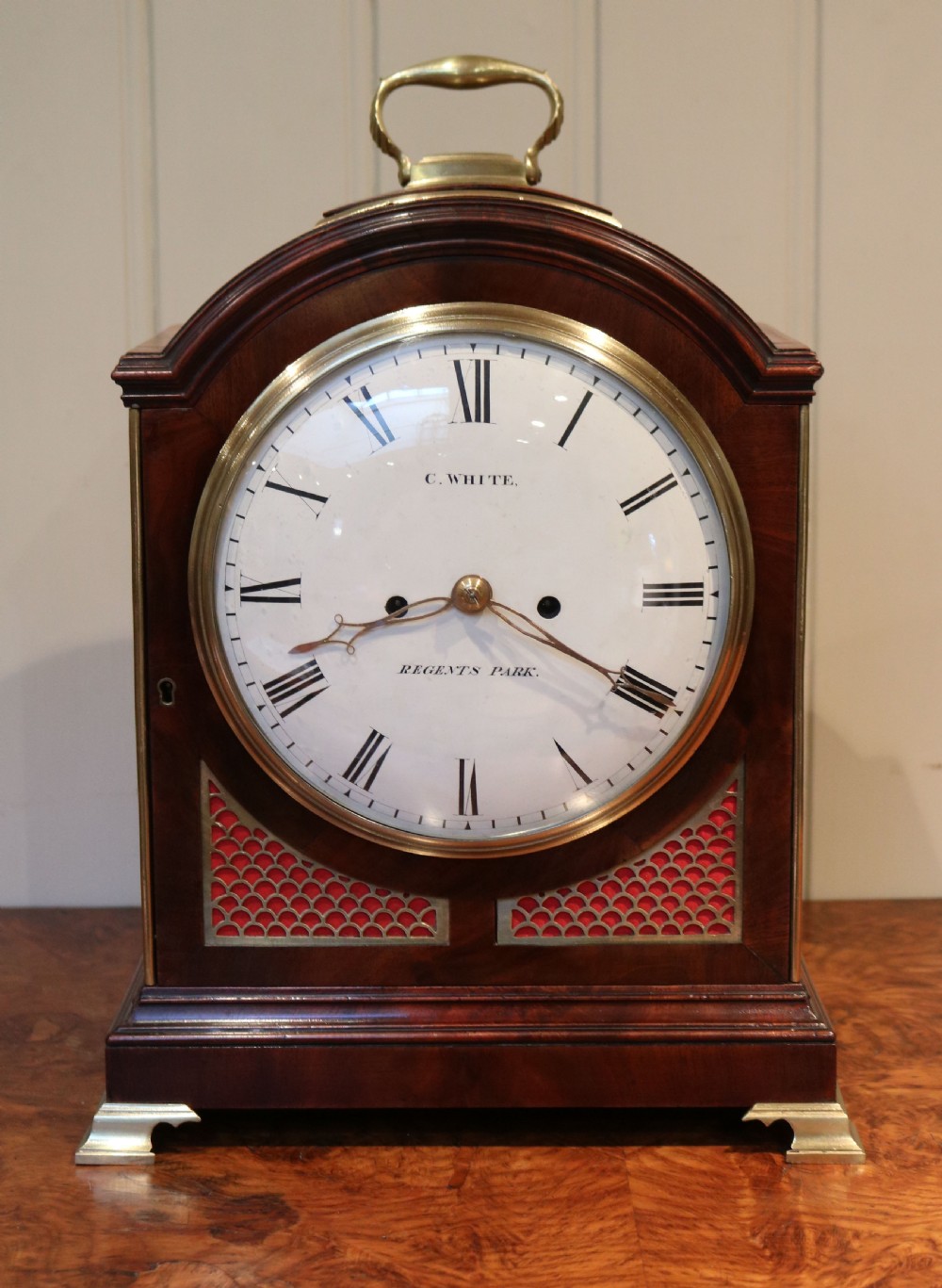 London Made Verge Pad Top Bracket Clock