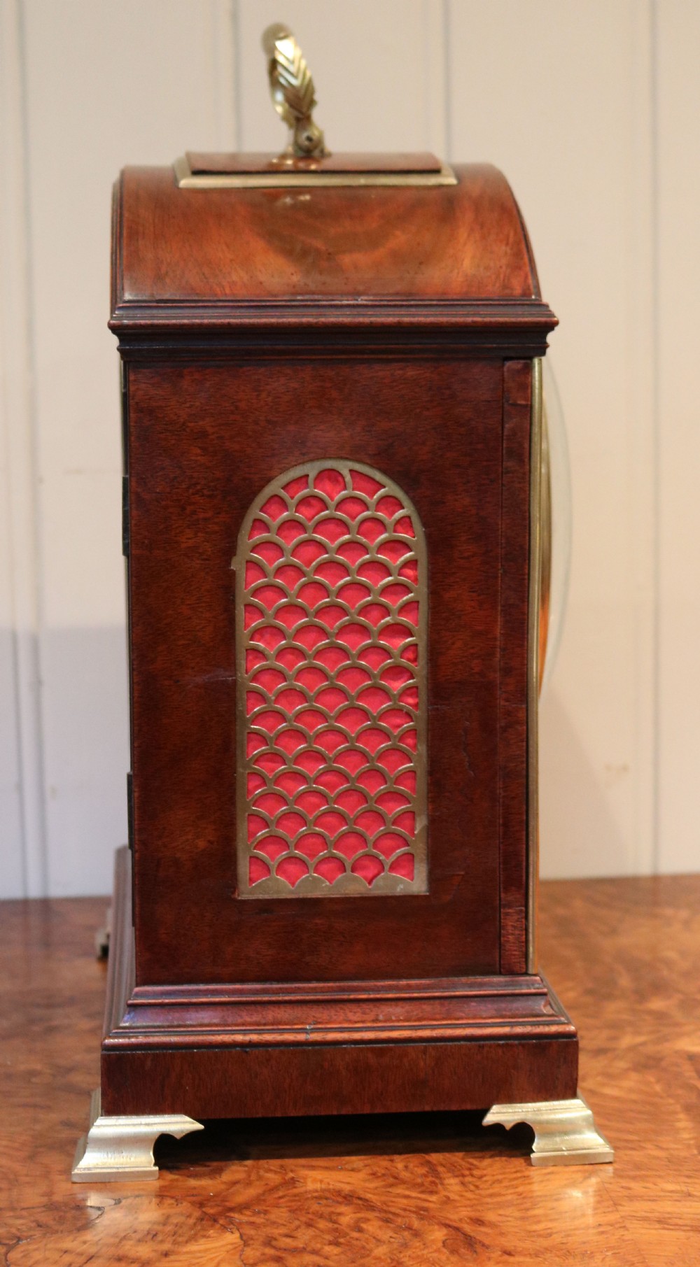 London Made Verge Pad Top Bracket Clock View VII