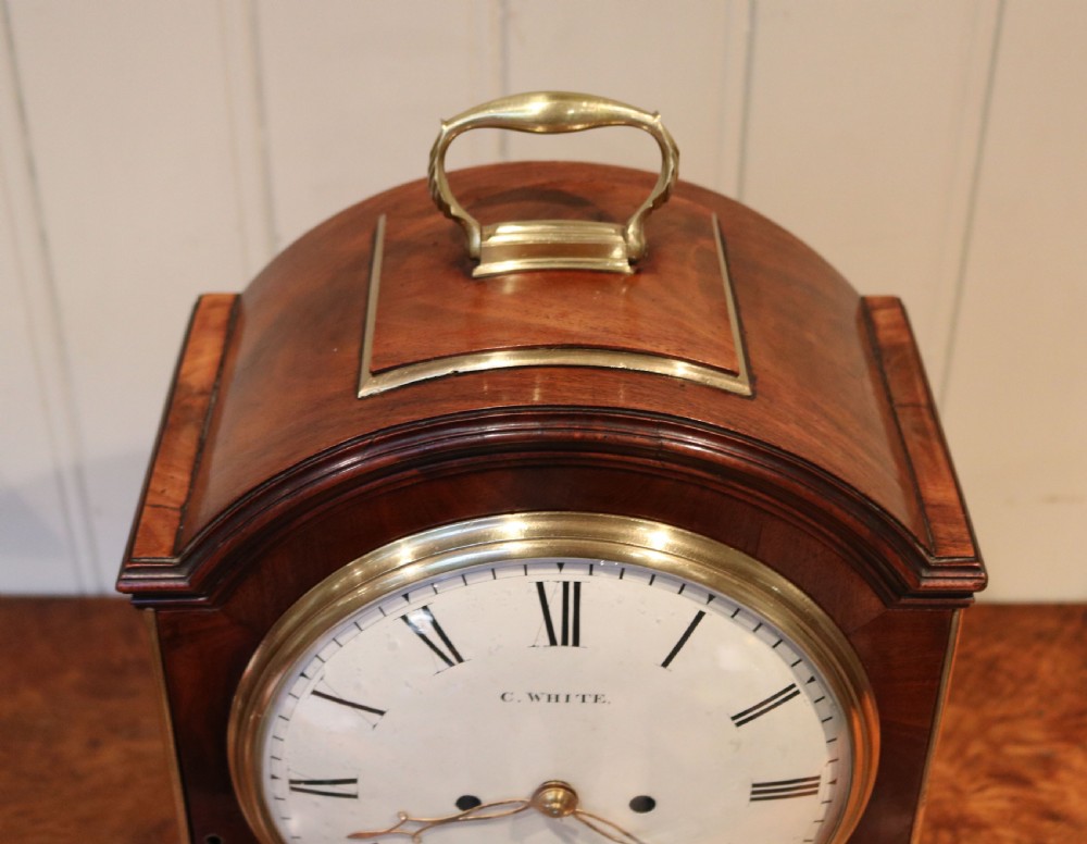 London Made Verge Pad Top Bracket Clock View X