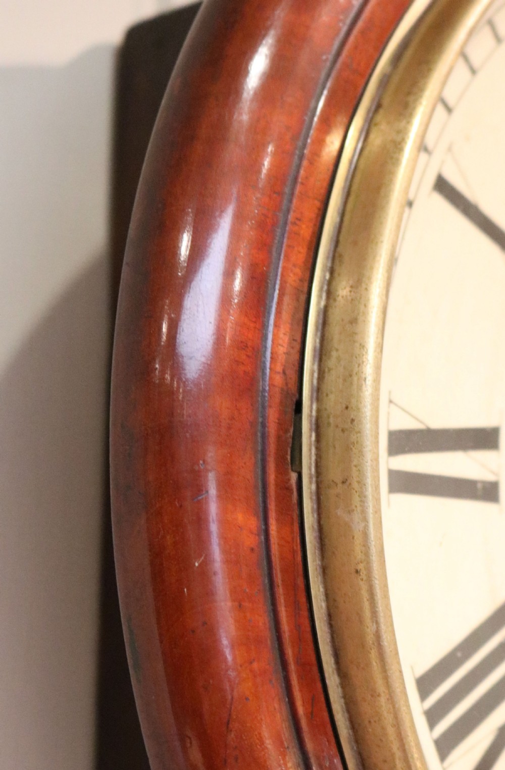 Mahogany Dial Wall Clock View II