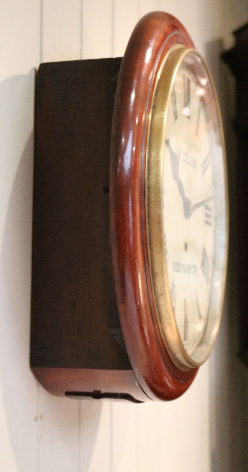 Mahogany Dial Wall Clock View IV