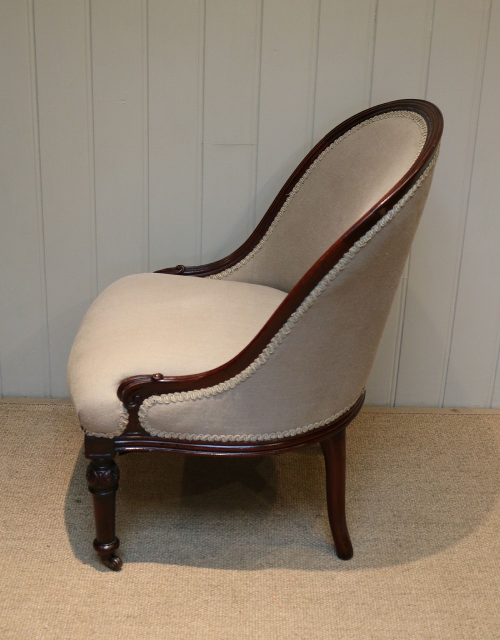 Upholstered Hoop Back Chair View III