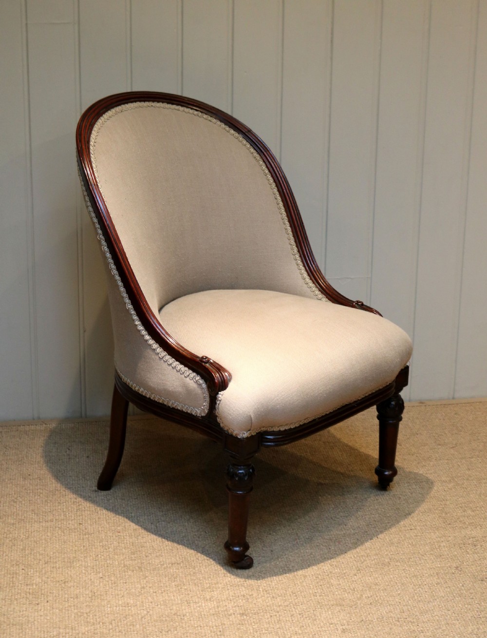 Upholstered Hoop Back Chair View VII