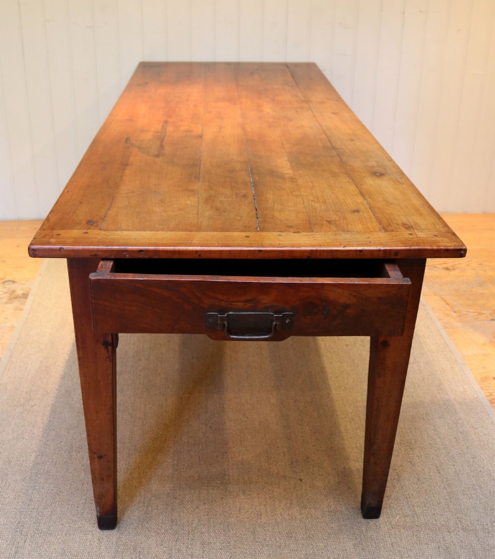 French Farmhouse Cherry Wood Table View II
