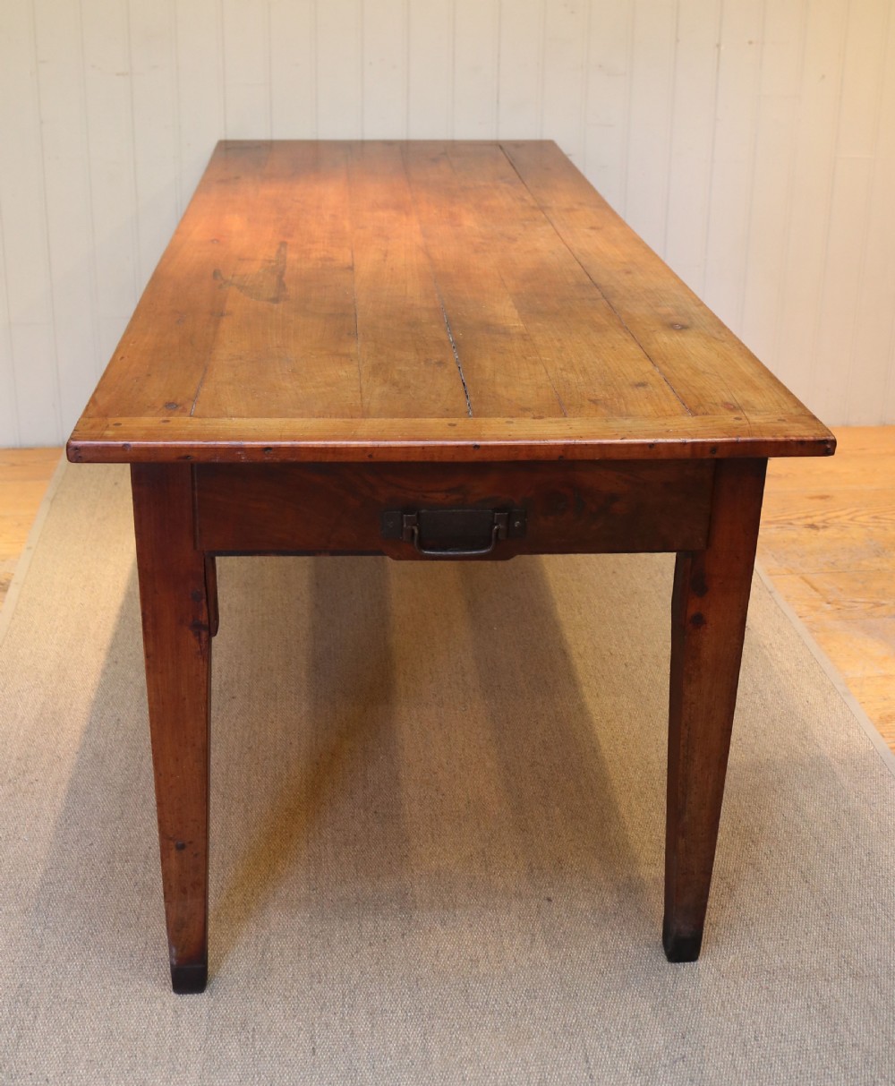 French Farmhouse Cherry Wood Table View VI