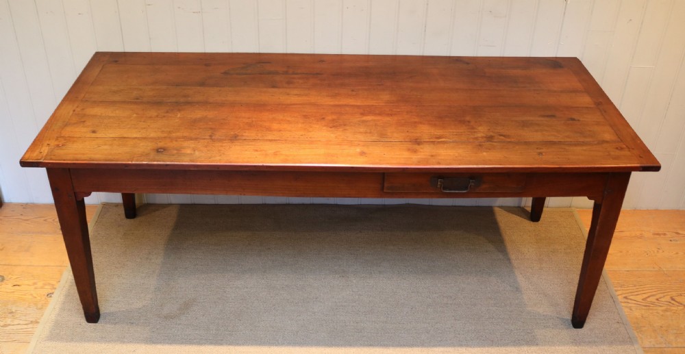 French Farmhouse Cherry Wood Table View VII