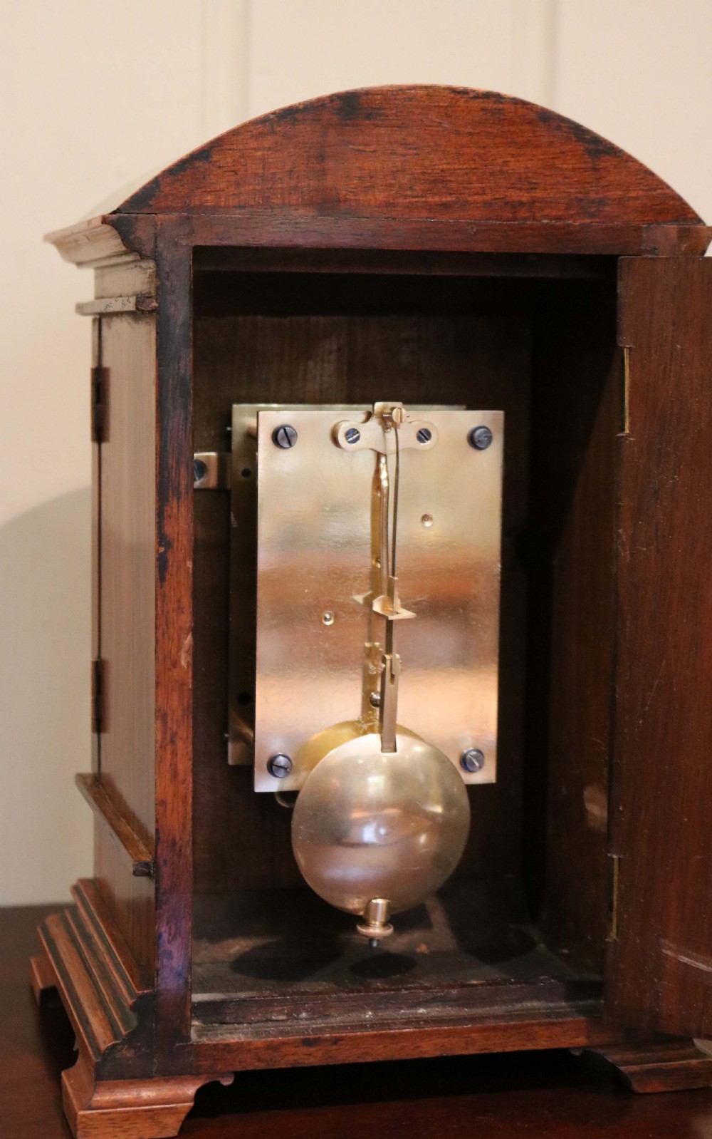 Small Walnut Bracket Clock View IX