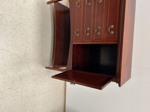 EDWARDIAN INLAID MAHOGANY MUSIC CABINET - ADDITIONAL PHOTO 6