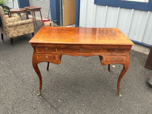 WONDERFUL PARQUETRY DESK BURO PLAT - ADDITIONAL PHOTO 4
