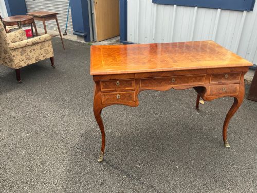 WONDERFUL PARQUETRY DESK BURO PLAT - ADDITIONAL PHOTO 11