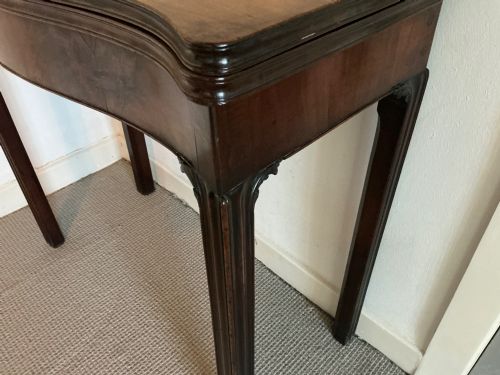 BEAUTIFUL GEORGIAN CARD TABLE - ADDITIONAL PHOTO 4