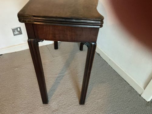 BEAUTIFUL GEORGIAN CARD TABLE - ADDITIONAL PHOTO 7