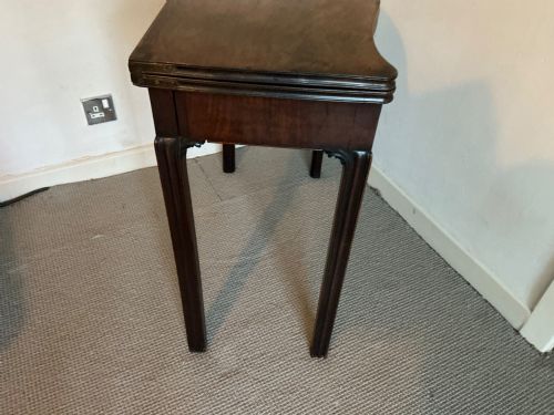 BEAUTIFUL GEORGIAN CARD TABLE - ADDITIONAL PHOTO 8