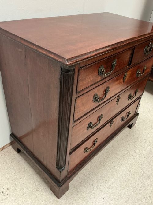 VERY NICE SMALL GEORGIAN CHEST OF DRAWERS - ADDITIONAL PHOTO 4