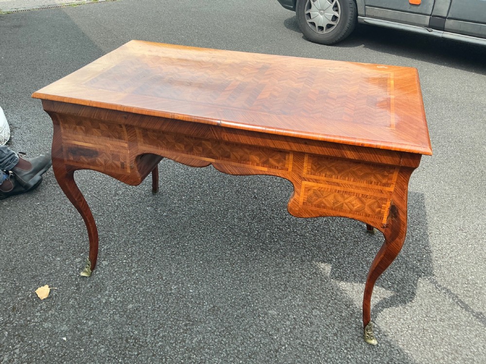 Wonderful parquetry desk /buro plat View VII