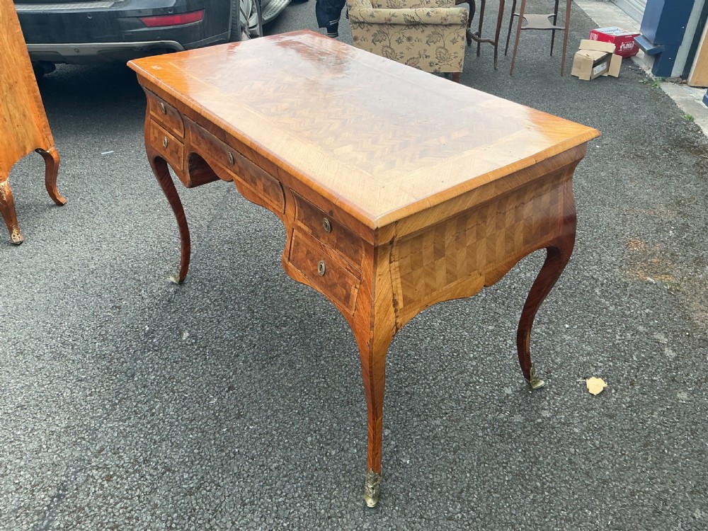Wonderful parquetry desk /buro plat View IX