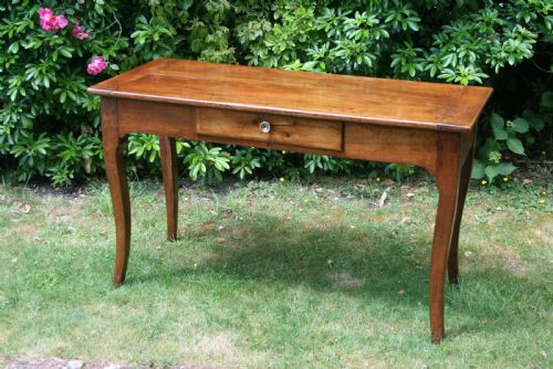 French Cherry Wood Serving Table