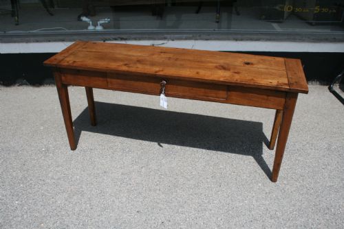 French Cherry Wood Side Table