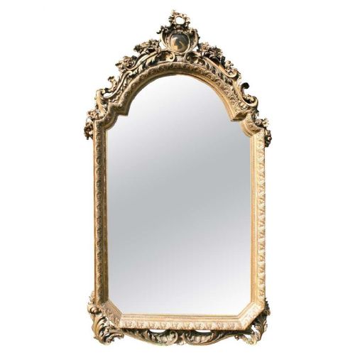 Italian Carved Wood Gilt Mirror