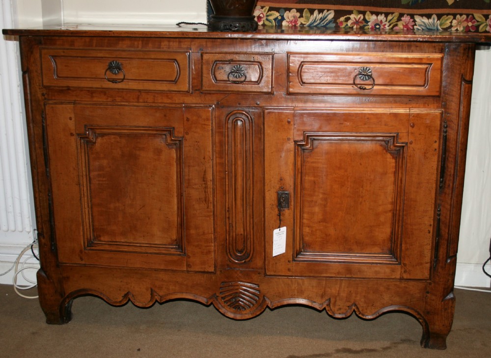 French apple and walnut buffet c1800 View II