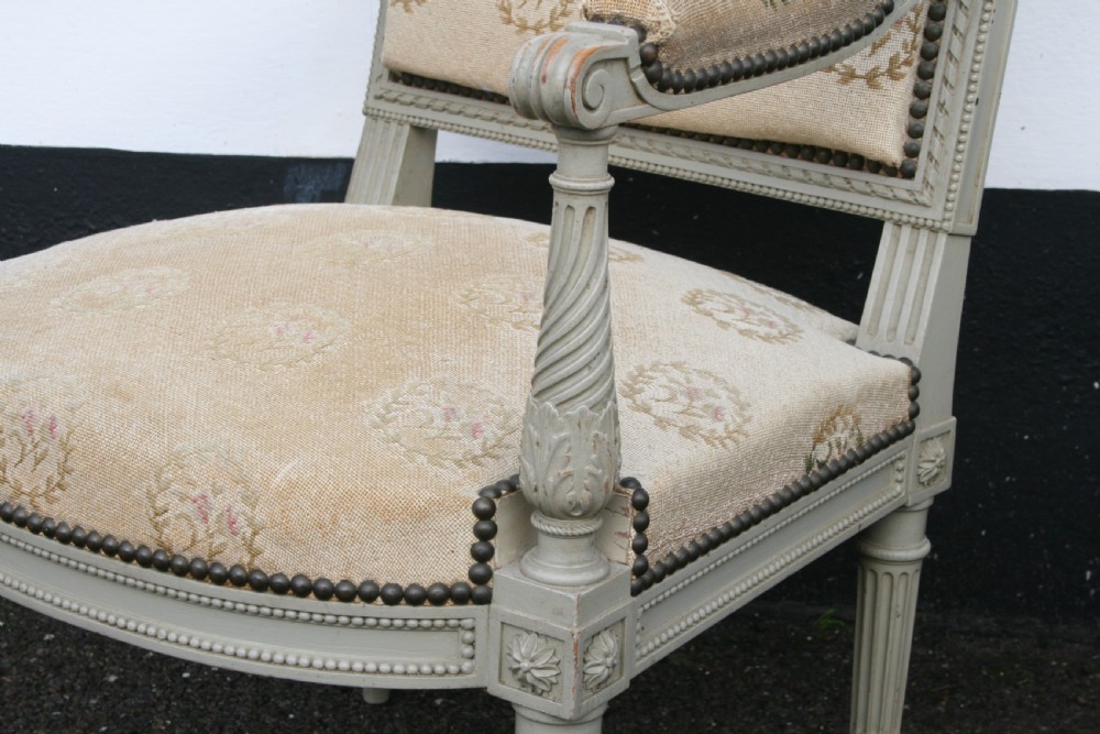 attractive pair of french armchairs  View V