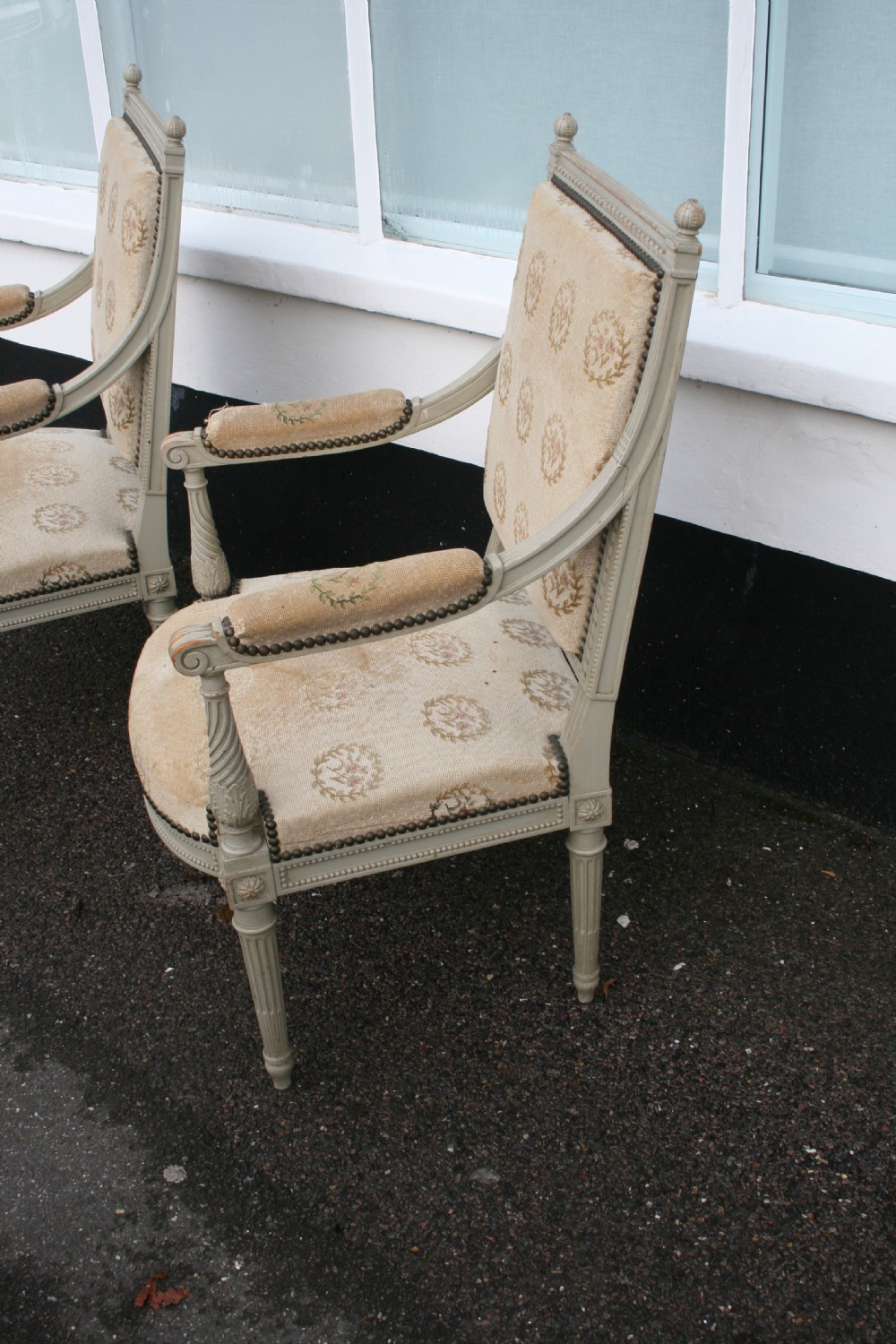 attractive pair of french armchairs  View VII