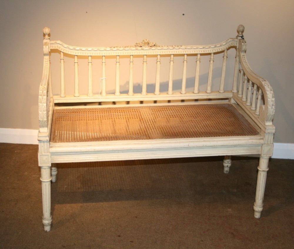pretty small french canape seat 