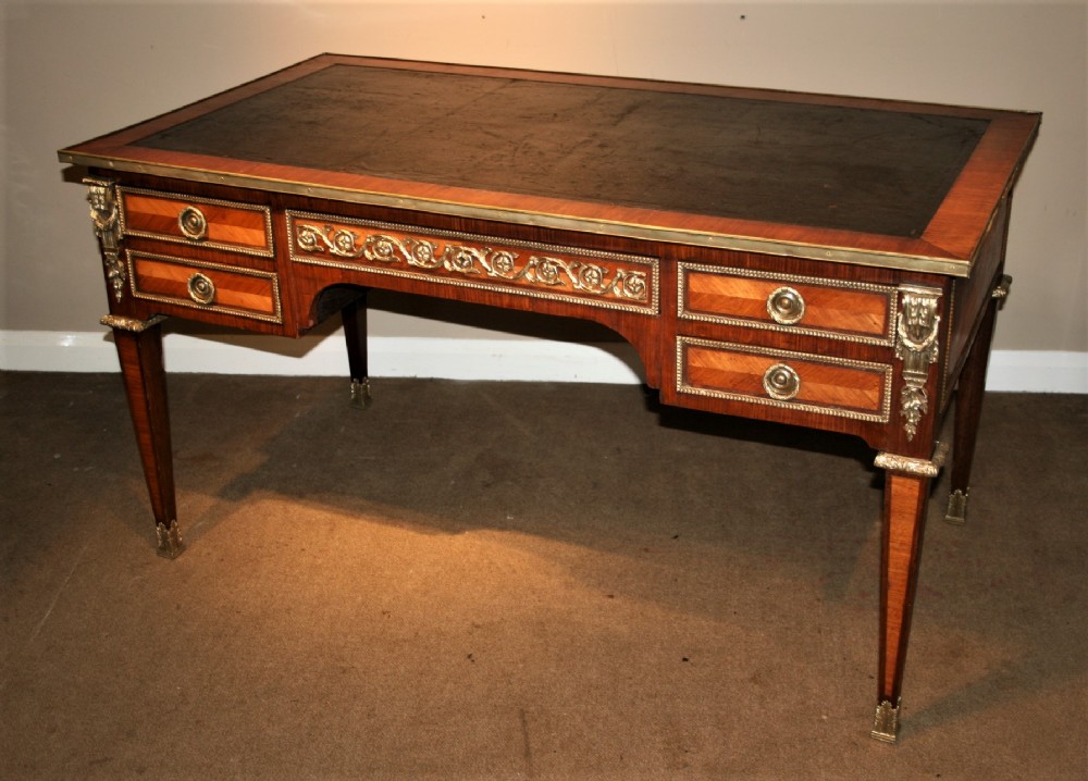 French satinwood Bureau Plat