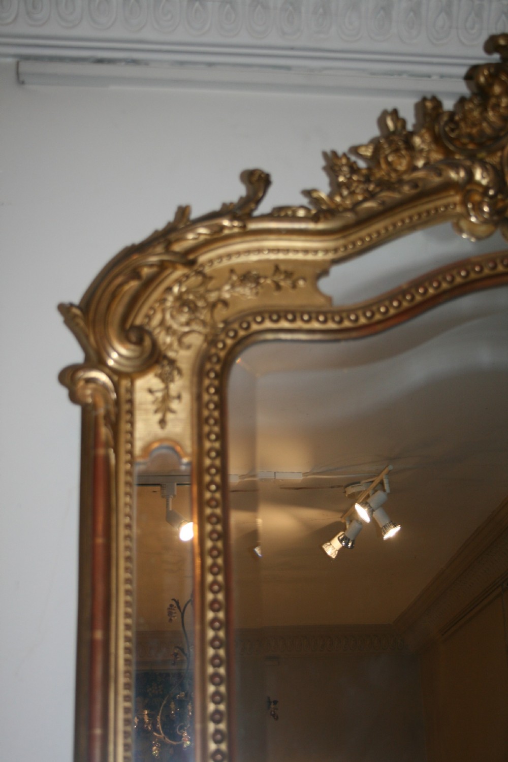 Large French Gilt Mirror View III