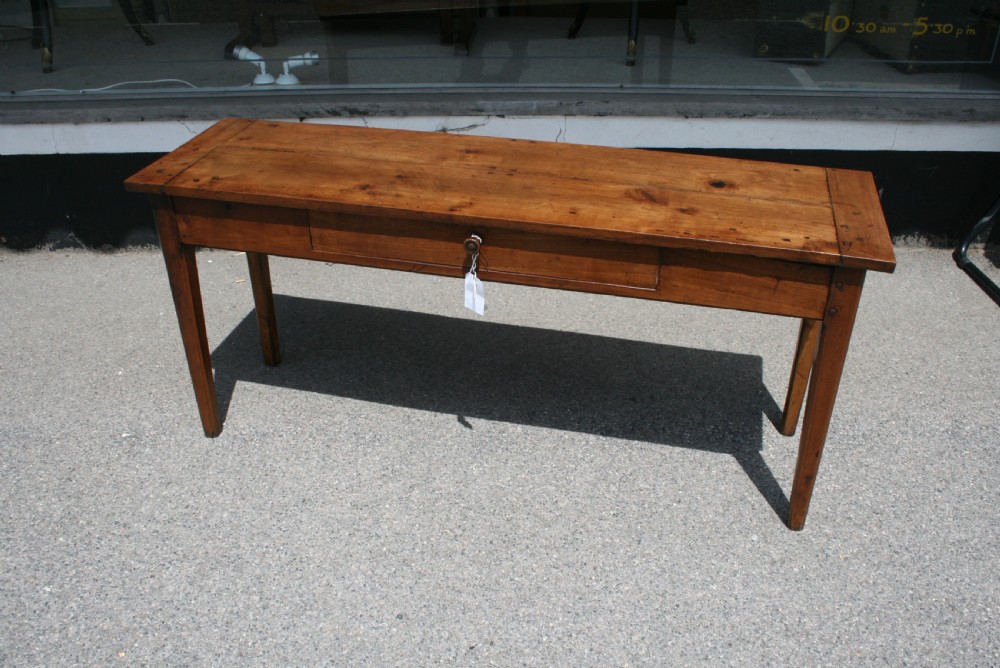 french cherry wood side table 